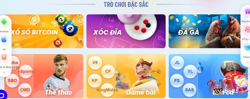 Kho game cược đa dạng và rất hấp dẫn