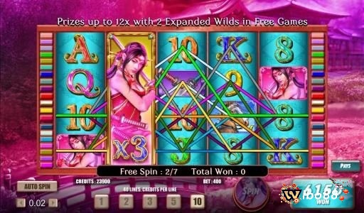 Công chúa Samurai là game slot hấp dẫn