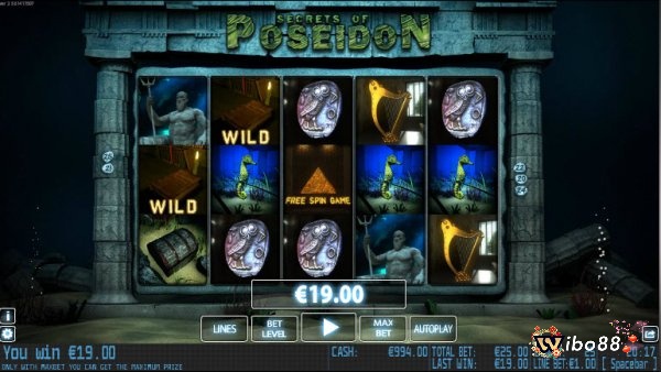 Secrets of Poseidon slot có đồ hoạ bắt mắt