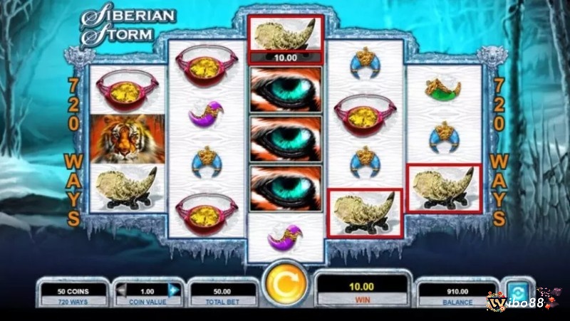 Cách chơi slot Siberian Storm rất đơn giản