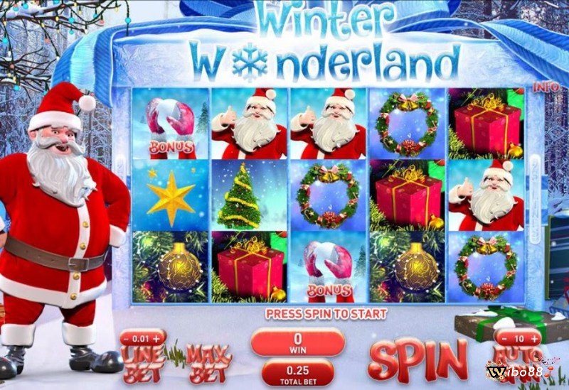 Snowy's Wonderland có chủ đề mùa đông ấm áp