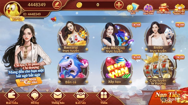 Casino live đa dạng game mới nhất của web game 