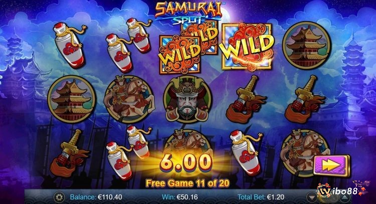 Cách chơi slot trực tuyến Samurai Split rất đơn giản