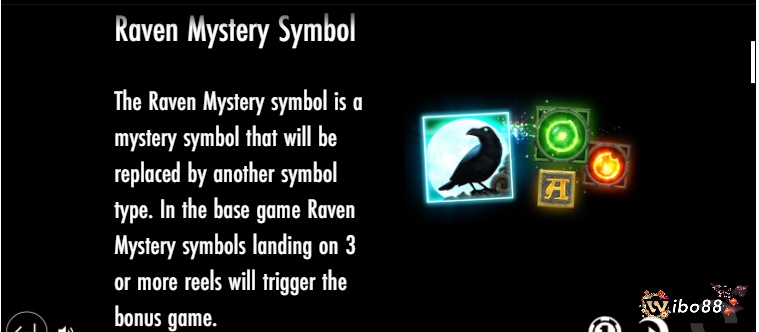 Biểu tượng Raven’s Eye Mystery giúp bạn có được một hàng biểu tượng giống nhau