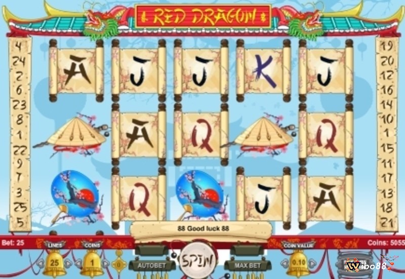 Tính năng nổi bật trong game Red Dragon 1x2