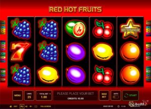 Red Hot Fruits: Slot hoa quả cổ điển chỉ với Scatter