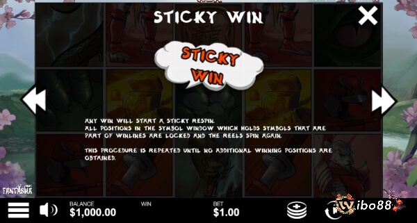 Sticky Win giúp các biểu tượng chiến thắng giữ nguyên trong khi phần còn lại tiếp tục quay