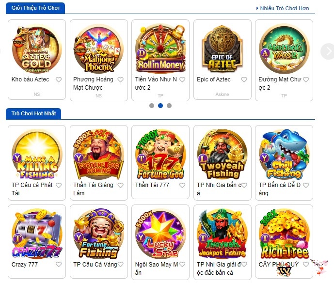 Web cược sở hữu kho game nổ hũ phong phú