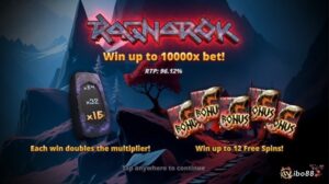 Ragnarok: Slot về sự diệt vong của các vị thần, RTP 96,12%