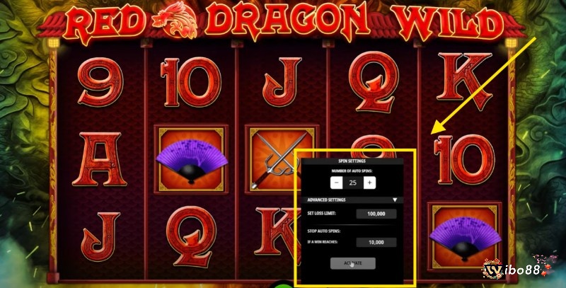 Cách chơi Red Dragon Wild khá đơn giản