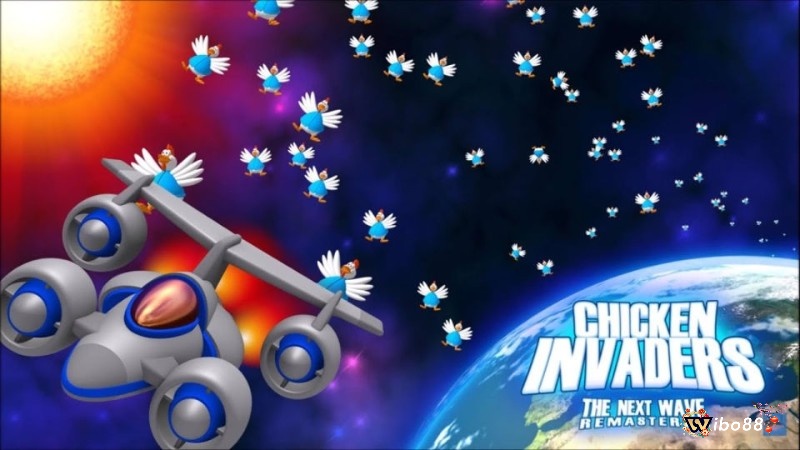 Khám phá chiến trường mở rộng và đối đầu với những đàn gà trong Chicken Invaders 2: The Next Wave (2002)