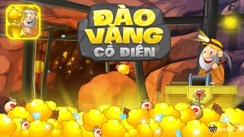 Game Đào Vàng cổ điển có đồ hoạ đơn giản với hành trình tìm kiếm vàng dưới lòng đất