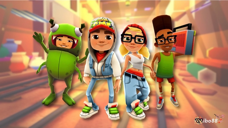 Subway Surfers có đồ hoạ vô cùng đẹp mắt và hấp dẫn