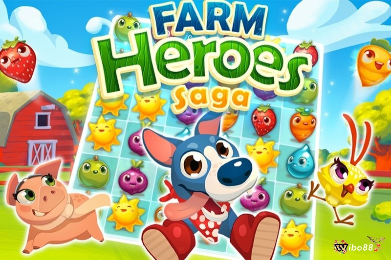 Game nông trại - Game nông trại Farm Heroes Saga