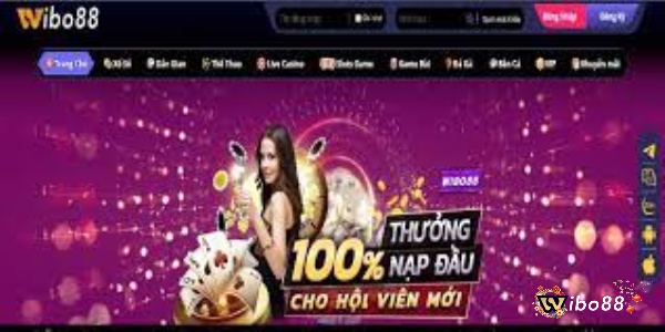 Game bài đổi thưởng uy tín dịch vụ đa dạng Wibo88