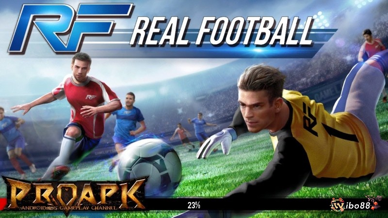 Game đá bóng chỉ có trên HĐH Android Real Football